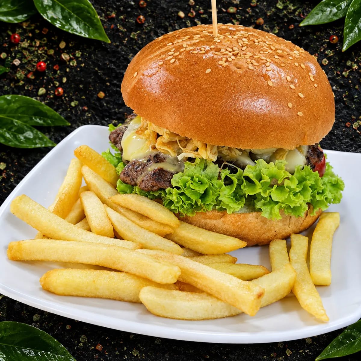 Hamburguesa Fox Pollo Miel Mostaza