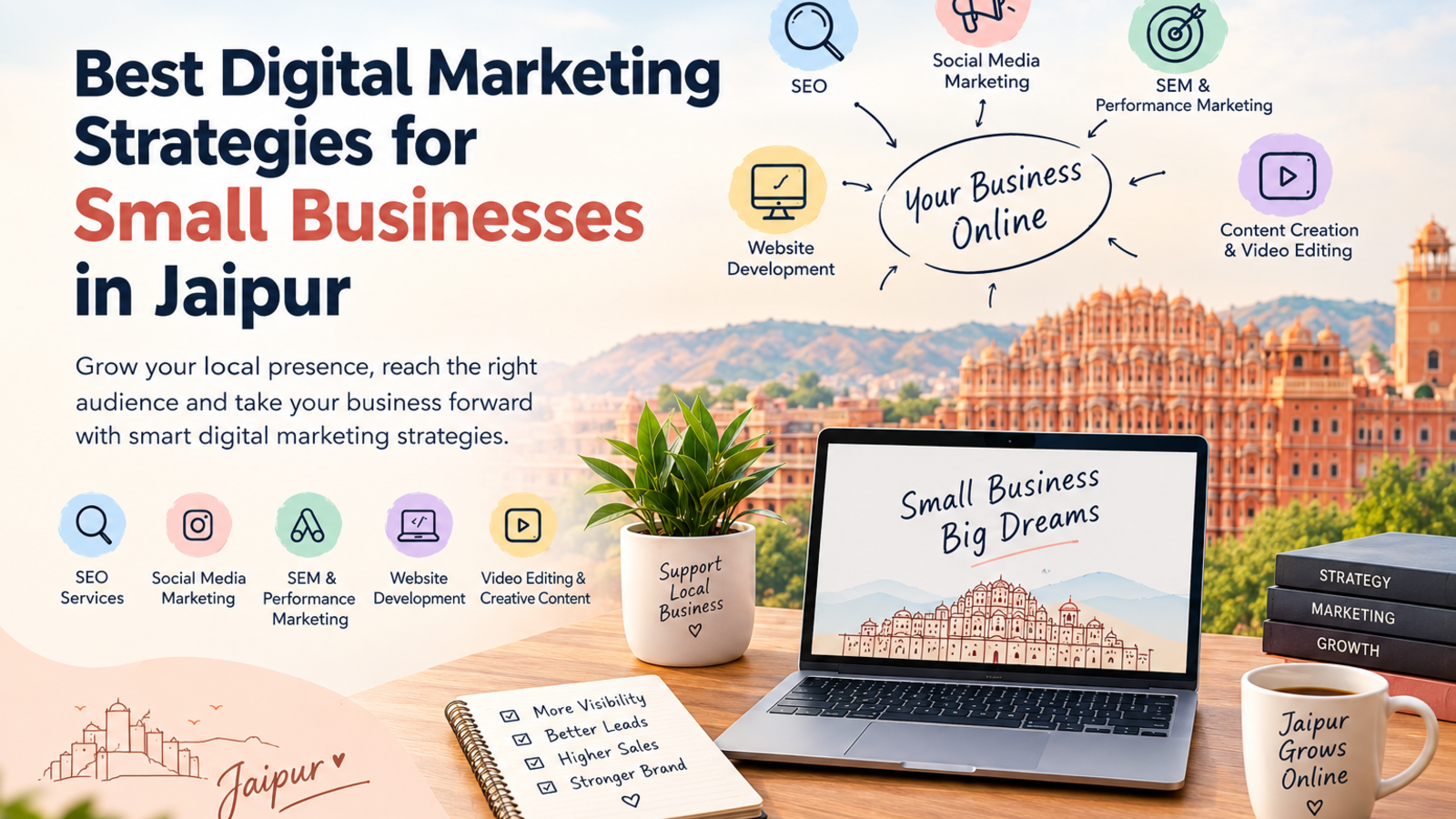 Best Digital Marketing Strategies for Small Businesses in Jaipur