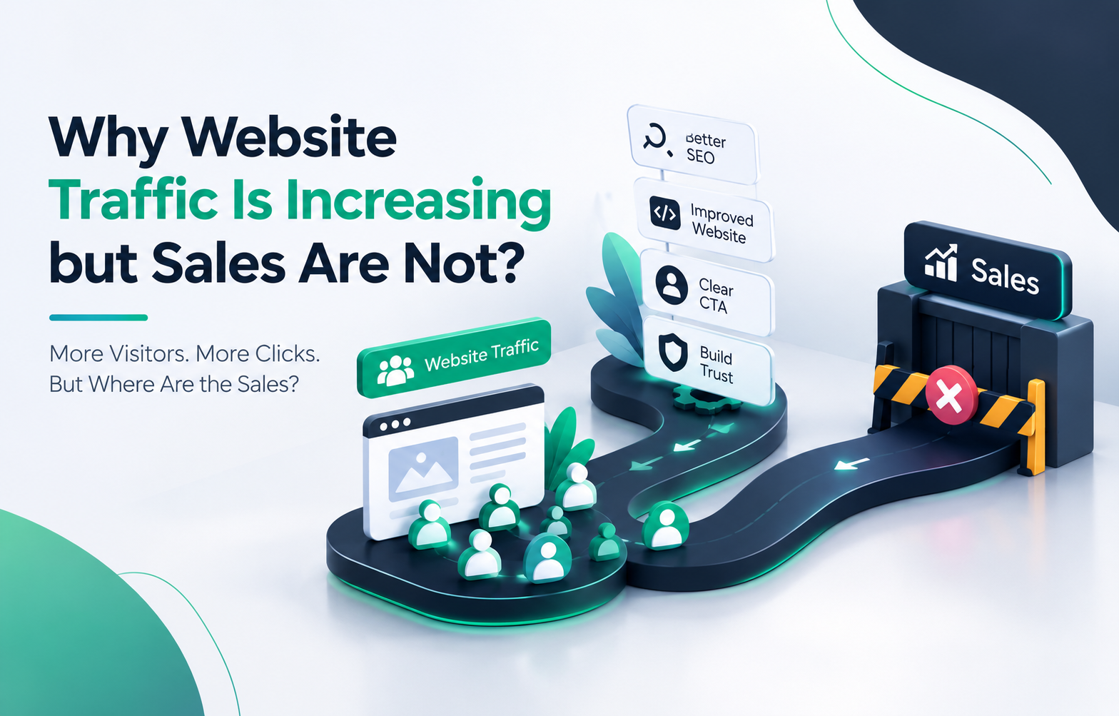 Why Website Traffic Is Increasing but Sales Are Not