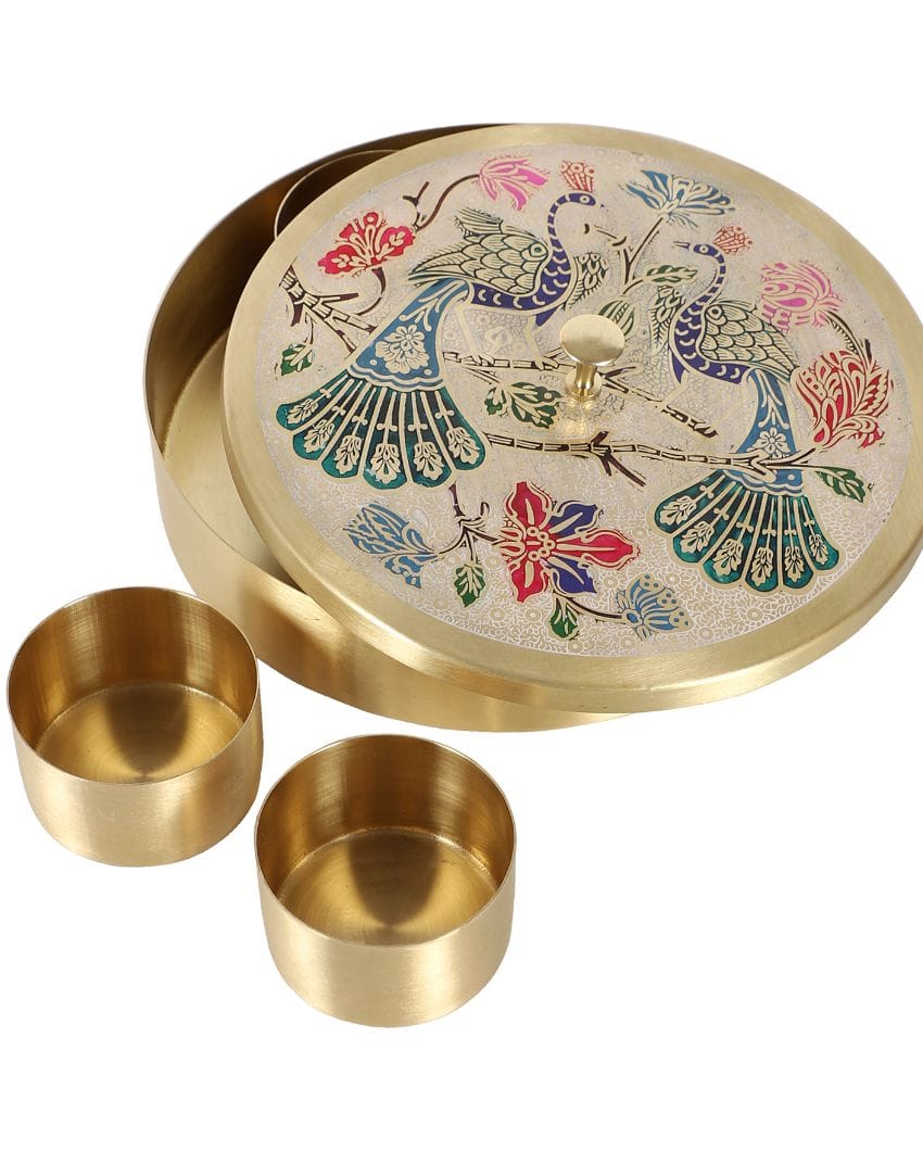 Brass Masala Box