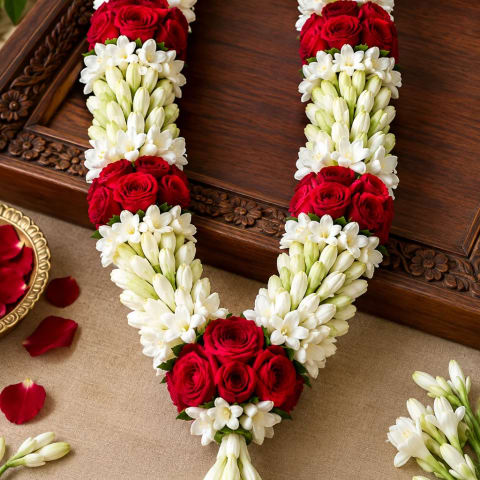 Tuberose (1½) feet garland 