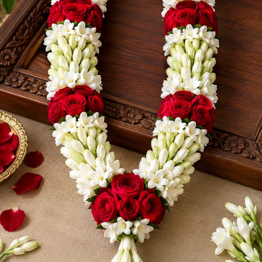 Tuberose (1½) feet garland 