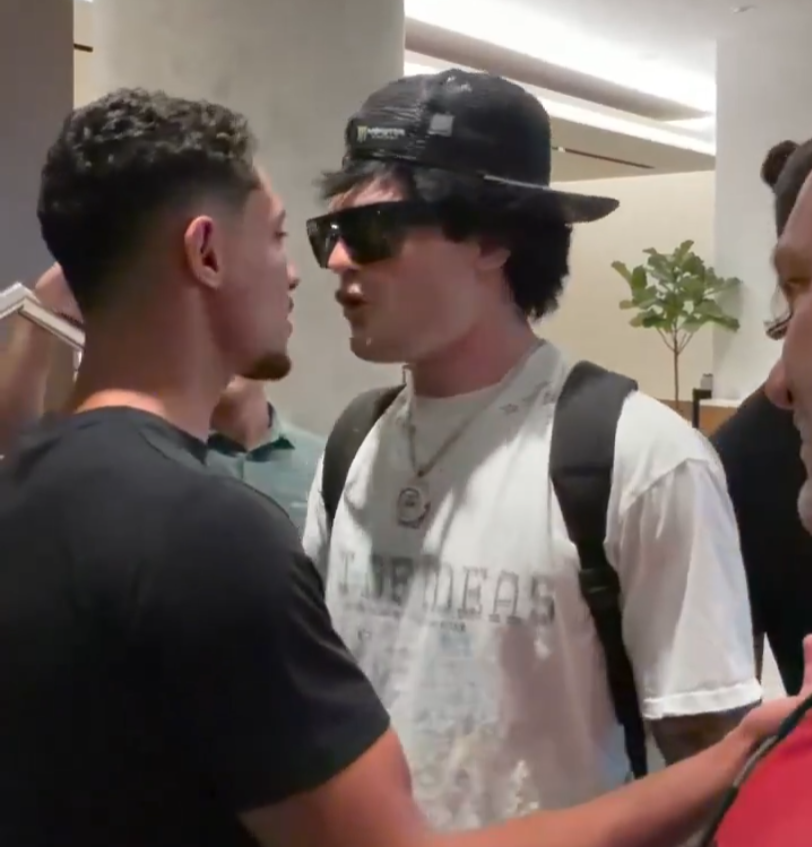 McMillen y Rahiki se empujan en el hotel antes de Noche UFC