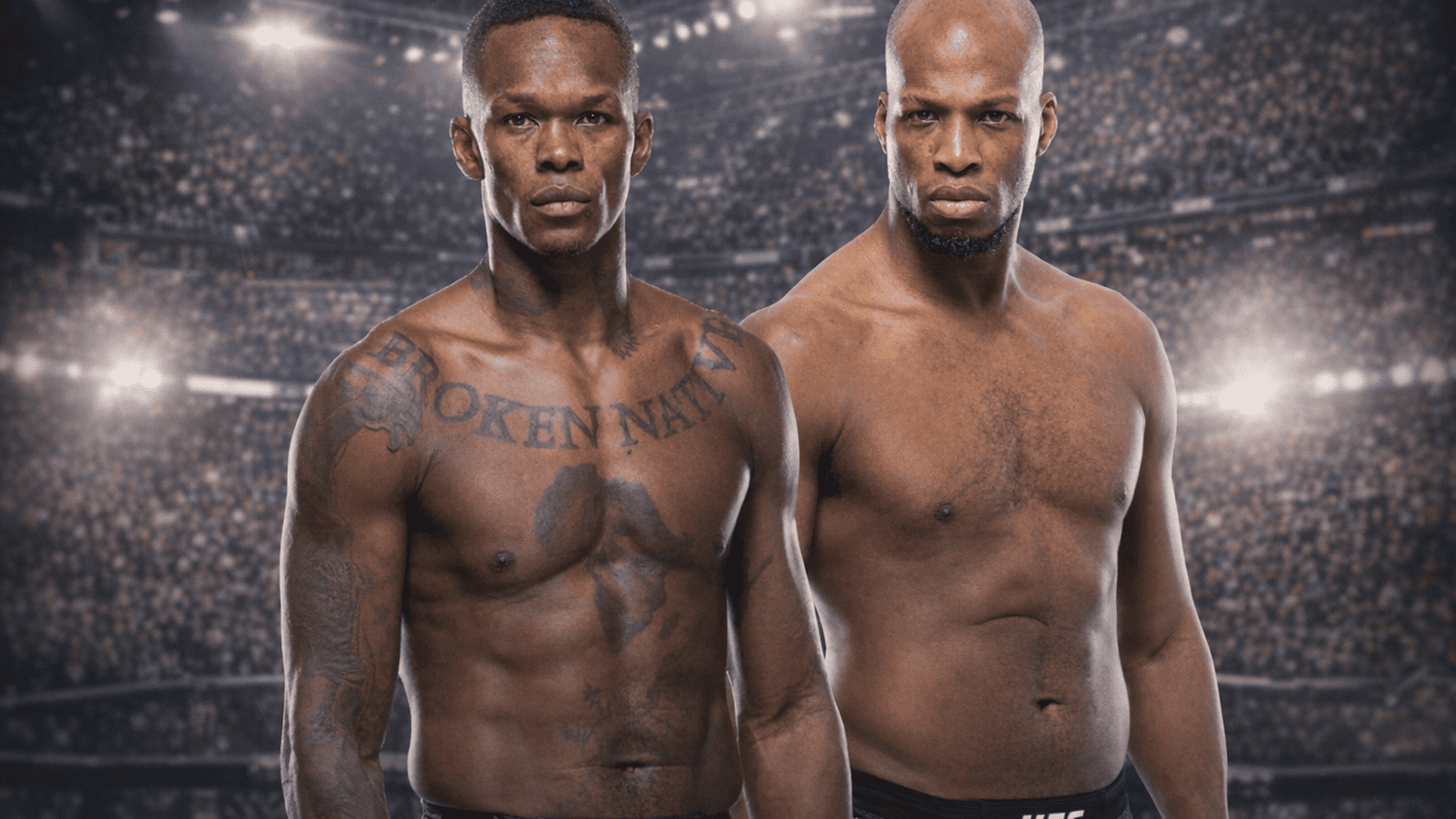Israel Adesanya y Michael Venom Page