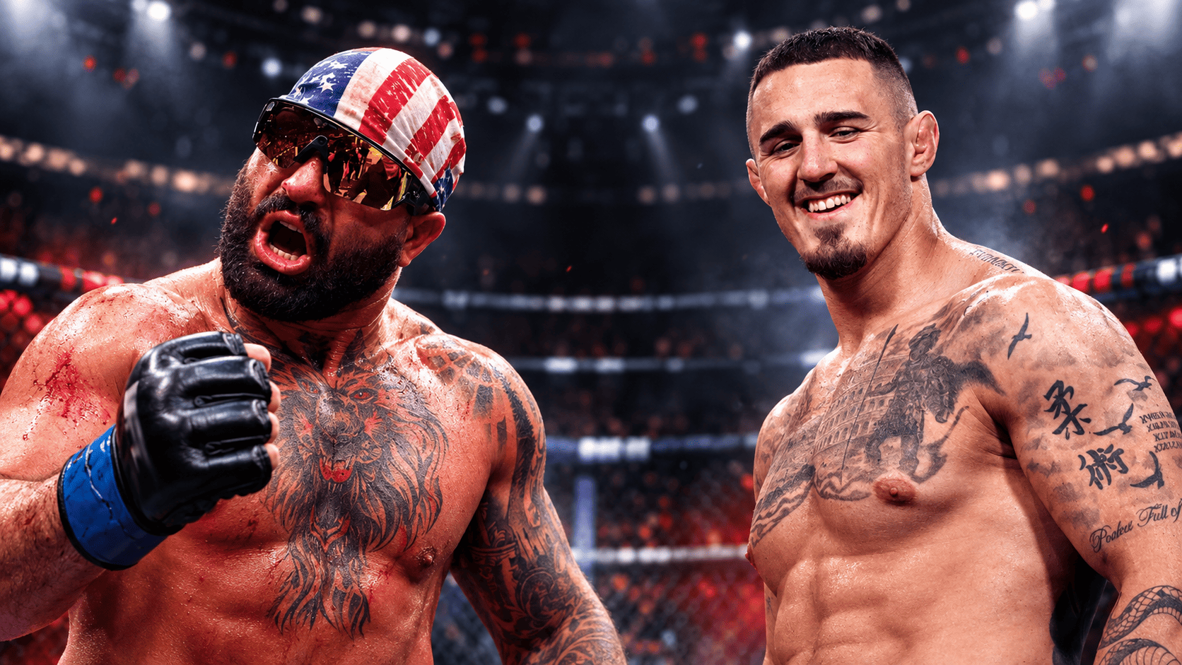 Josh Hokit carga contra Aspinall ante Bisping por su lesión ocular