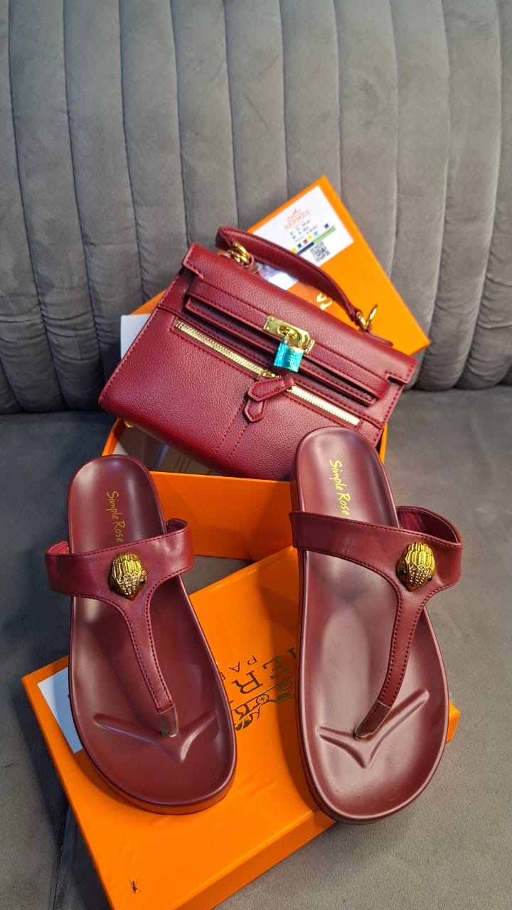 Luxury combo bag and slide
