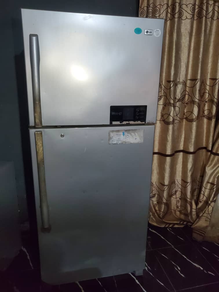 Double door LG standing fridge 