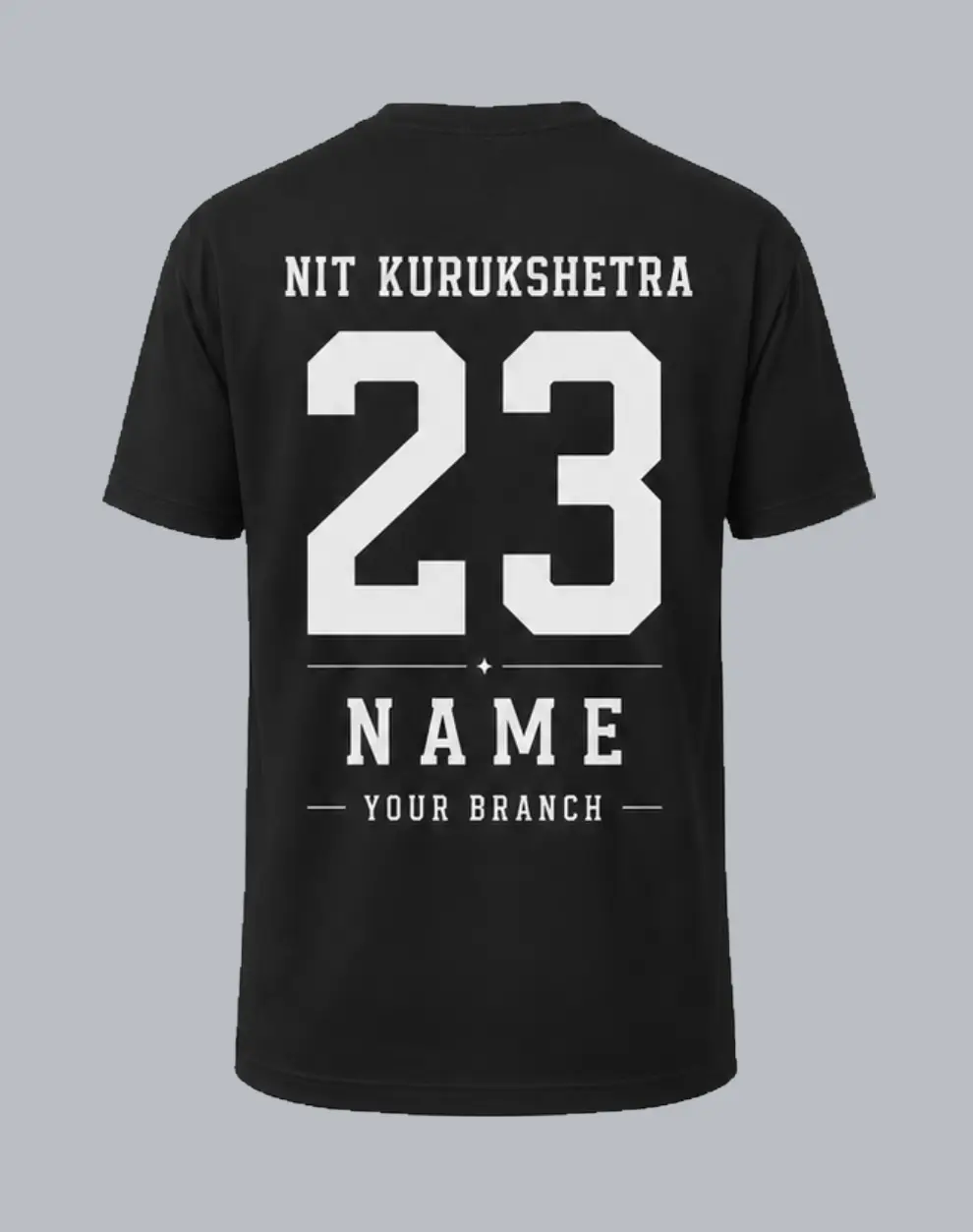 NIT Kurukshetra Signature Jersey Tee alternate
