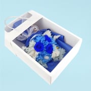 Preserved Blue Posy  - Standard