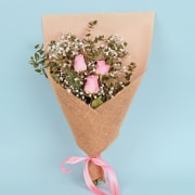 Rambling Soft Pink Roses  - Standard