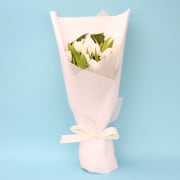 White Tulip Bunch - Deluxe