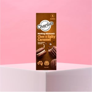 Choc & Salty Caramel Mini Melting Moments 50gm - Standard