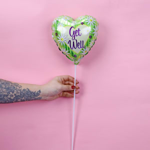 Get Well Balloon Pick  - Standard