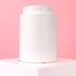 Ceramic Dimi Matte White Vase  - Standard