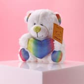 Rainbow Heart Bear