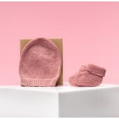 Merino Dusty Pink Baby Gift Set