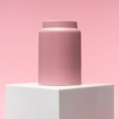 Ceramic Dimi Matte Soft Pink Vase