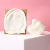 White Baby Gift Set 