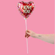 I love You Hearts Pick  - Standard