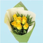 Yellow Roses  - 6 Roses (Half Dozen)