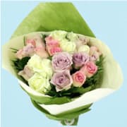  Pastel Roses  - 6 Roses (Half Dozen)