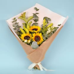 Yellow Aura Bouquet  - Standard