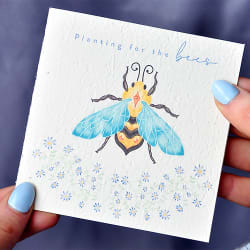 Plant For The Bees Greeting Card  - Standard