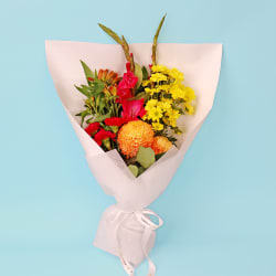 Fireside Blooms Bouquet  - Deluxe