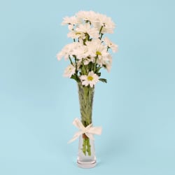 Chrysanthemum Delight Bud Vase  - Standard