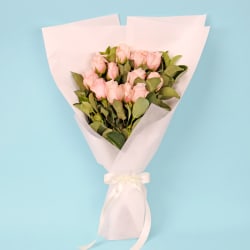 Twelve Roses Bouquet - Deluxe