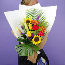 Field Of Flowers Bouquet  - Deluxe