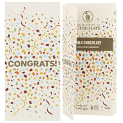 Congratulations Chocolate Card - Standard
