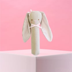 Linen Bunny Squeaker  - Standard