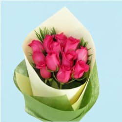 Pink Roses  - 12 Roses (One Dozen)