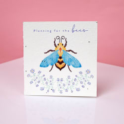 Plant For The Bees Greeting Card  - Standard