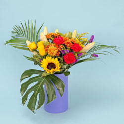 Field Of Flowers  Vase  - Premium