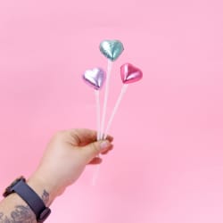 Chocolate Heart Picks - Standard