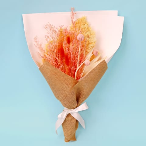 Autumn Blaze Dried Posy  - Standard 0