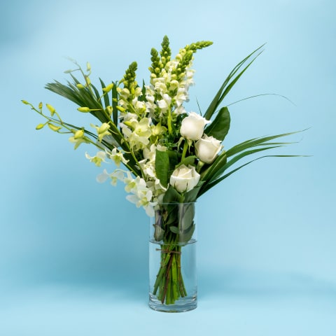 Orchids On My Mind Vase  - Standard 0