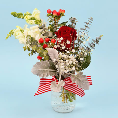 Xmas Posy Jar - Standard 0
