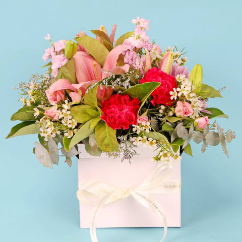 Florist Choice Pink Mini Box  - Deluxe 0