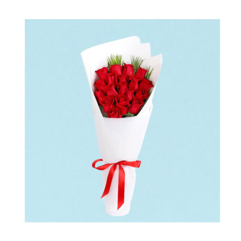 Valentines 18 Rose Bouquet  - Standard 0