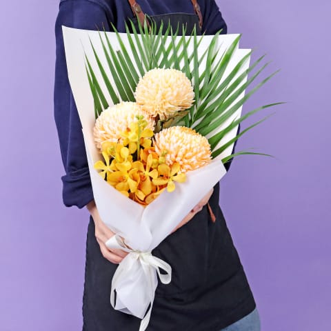 Citrus Sunshine Blooms  - Standard 1