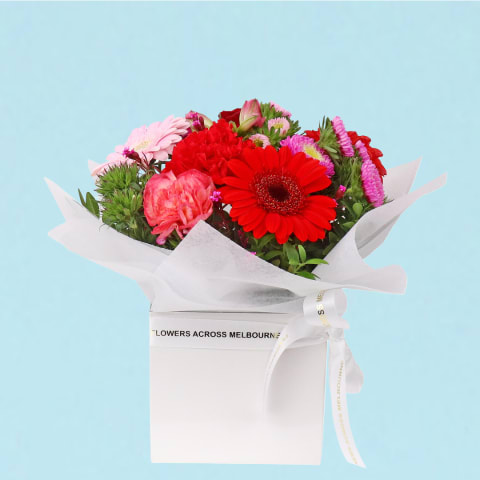 Red & Pink Florist Choice Box  - Standard 0