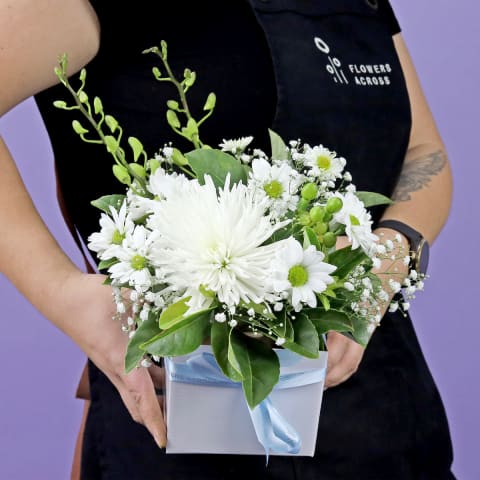 Florist Choice White Mini Box  - Standard 1