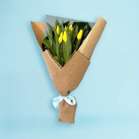 Yellow Tulip Bunch  - Standard 0