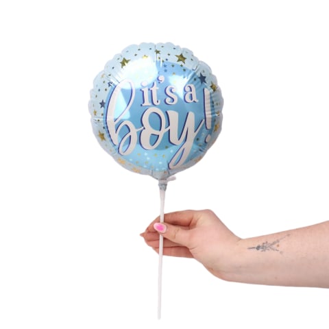 Its A Baby Boy Balloon Pick - Standard 0