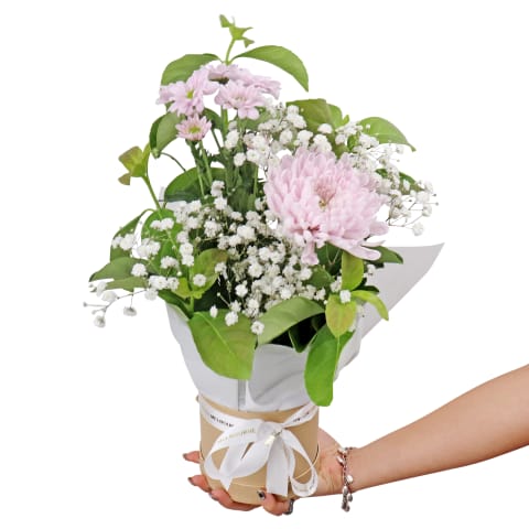 Pink Thinking Of You Hat Box  - Standard 1