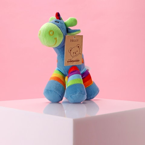Bright Blue Gerry Giraffe - Standard 1