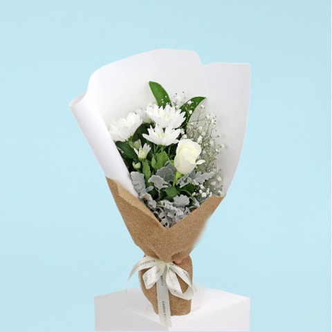 Delicate White Cascade  - Standard 0